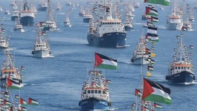 Israel Cegat 41 Armada Global Flotilla, Ratusan Aktivis Ditahan