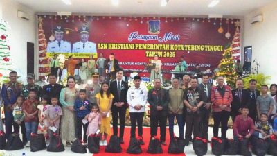 Perayaan Natal ASN Pemko Tebing Tinggi Khidmad dan Penuh Sukacita