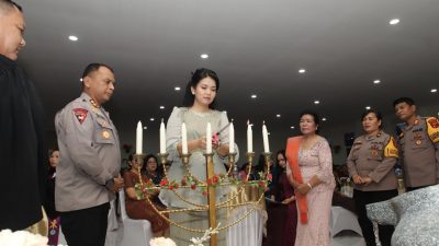 Perayaan Natal Keluarga Besar Polres Sergai Berlangsung Khidmat dan Penuh Sukacita