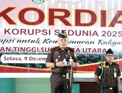 Kejati Sumut Peringati Hakordia 2025, Tegaskan Komitmen Berantas Korupsi Demi Kemakmuran Rakyat