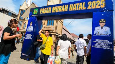 Buka Pasar Murah Sambut Natal dan Tahun Baru, Rico Waas Tegaskan Stok Bahan Pokok Harus Tersedia