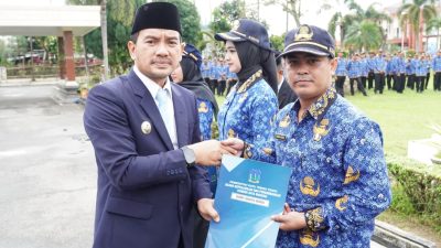 Wali Kota Tebing Tinggi Lantik dan Serahkan SK 1.070 PPPK Paruh Waktu TA 2025