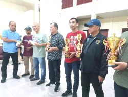 Kapolrestabes Medan Tutup Turnamen Domino PWI Sumut, Ini Pemenangnya