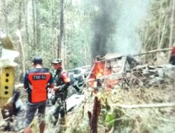Pesawat Pengangkut BBM Jatuh di Krayan Timur, Nunukan, Kalimantan Utara