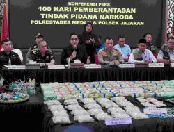 Rico Waas Apresiasi Gebrakan 100 Hari Polrestabes Medan dalam Memberantas Narkoba