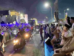 Ribuan Warga Padati Sei Rampah, Pawai Obor dan Mobil Hias Semarakkan Malam Takbiran Sergai