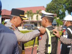 Kapolres Asahan Pimpin Apel Gelar Pasukan Operasi Ketupat Toba 2026