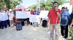 Petani Kelompok 80 Unjuk Rasa di Lahan Eks HGU PT DMK, Tuntut Penutupan dan Pengembalian Tanah