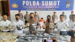 53 Kg Sabu dari Malaysia Digagalkan di Deliserdang, Tiga Kurir Ditangkap