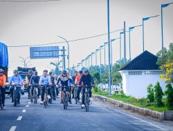 Dari WFH ke Lapangan, Bupati Sergai Pilih Bersepeda Pantau Jalan