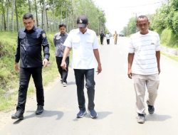 Pemantauan Proyek, Dua Ruas Jalan Strategis di Simalungun Tuntas Dibangun