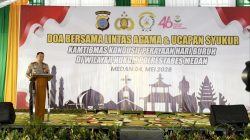 Polrestabes Medan Gelar Doa Lintas Agama, May Day Berjalan Kondusif