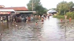 Pasang Laut Tinggi Sebabkan Banjir Rob di Belawan dan Sekitarnya