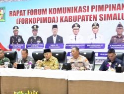 Bupati Simalungun Ajak Forkopimda Perkuat Sinergi Jaga Kamtibmas