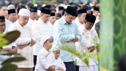 Gubernur Sumut Salat Iduladha Bersama Ribuan Warga di Binjai