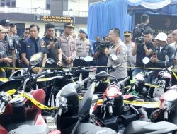 Polrestabes Medan Temukan 136 Kendaraan Diduga Hasil Kejahatan, Dua Tersangka Ditangkap