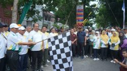 Dies Natalis ke-40 UNA Meriah, Wagubsu dan Bupati Asahan Lepas Jalan Santai