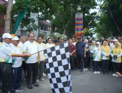 Dies Natalis ke-40 UNA Meriah, Wagubsu dan Bupati Asahan Lepas Jalan Santai