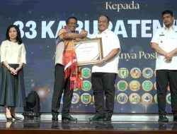 Bupati Asahan Terima Penghargaan Menteri Hukum atas Dukungan Program Bantuan Hukum
