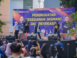 Gelorakan Hidup Sehat, Dispora Medan Gelar Senam PKJR di Taman Gajah Mada