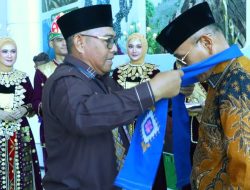 Bupati Simalungun Disambut Adat Mototilolo Saat Tiba di Gorontalo Ikuti PENAS 2026