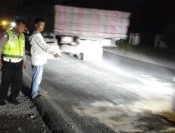 Kecelakaan di Jalinsum Sergai, Pemotor Tewas Usai Jatuh ke Kolong Truk