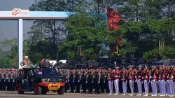 Presiden Prabowo Pimpin Upacara Peringatan ke-80 Hari Bhayangkara di Bogor