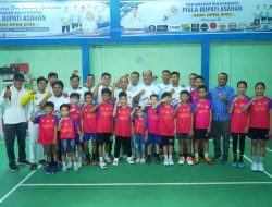 Bupati Asahan Buka Turnamen Bulutangkis Piala Bupati Semi Open 2026