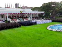 Pimpin Upacara Praspa 2026, Presiden Prabowo Lantik 1.177 Perwira Remaja TNI-Polri