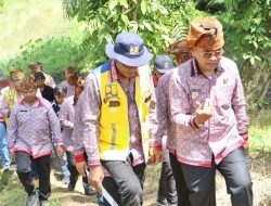 Tinjau Bendungan Bahilang, Bupati Simalungun Pastikan Segera Dibangun Kembali