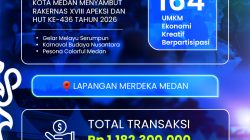 HUT ke-436 Kota Medan: 7 Hari Meriah, Cetak Rekor MURI & Omzet UMKM Rp1,18 Miliar