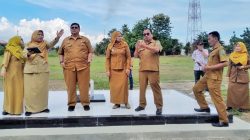 Sekda Simalungun Tinjau Kesiapan HUT Ke-81 RI di Dolok Batu Nanggar
