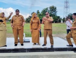 Sekda Simalungun Tinjau Kesiapan HUT Ke-81 RI di Dolok Batu Nanggar