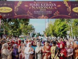 Ribuan Perempuan Berkebaya Semarakkan Hari Kebaya Nasional 2026 di Medan
