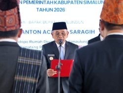 Perkuat Birokrasi, Bupati Simalungun Lantik Lima JPT Pratama