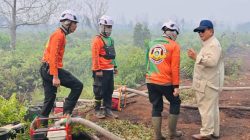 Usai Ratas Karhutla, Presiden Prabowo Tinjau Lokasi Kebakaran di Kubu Raya