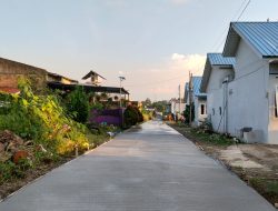 Wujudkan Program Prioritas Wali Kota Rico Waas, Jalan Gang Garista Ladang Bambu Kini Mulus Dirabat Beton
