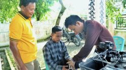 Tanpa Harus ke Kantor, Disdukcapil Simalungun Layani KTP-el Warga Disabilitas di Rumah