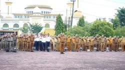 Wabup Asahan Pimpin Apel Gabungan: Disiplin, Kerja Sama & Pelayanan Prima Kunci Utama