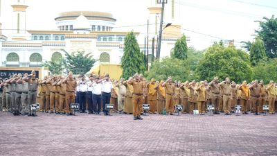 Wabup Asahan Pimpin Apel Gabungan: Disiplin, Kerja Sama & Pelayanan Prima Kunci Utama