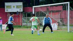 Bupati Asahan Buka Turnamen Sepak Bola Usia 35+, Laga Ekshibisi Asahan Kalahkan Sergai 2–1