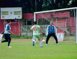 Bupati Asahan Buka Turnamen Sepak Bola Usia 35+, Laga Ekshibisi Asahan Kalahkan Sergai 2–1