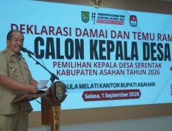 128 Calon Kades Deklarasi Damai, Pilkades Serentak Asahan Digelar 7 Oktober