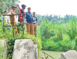 Pemkab Simalungun Cek Dua Bendung Rusak, Ratusan Hektare Sawah Terdampak