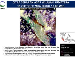 Asap Kiriman Masih Selimuti Sumut Bagian Selatan