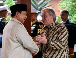 Presiden Prabowo Sambut Kunjungan Sekjen PBB António Guterres di Hambalang