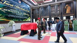 Presiden Prabowo Beri Penghormatan Terakhir kepada Almarhum Subagyo H. S. di Mabesad