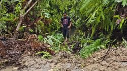 Longsor Tutup Jalan di Silou Kahean Simalungun, 50 KK Terdampak