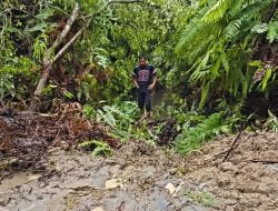 Longsor Tutup Jalan di Silou Kahean Simalungun, 50 KK Terdampak