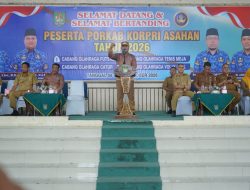 PORKAB KORPRI Asahan 2026 Resmi Dibuka, Wabup Rianto Dorong Atlet Raih Prestasi